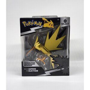 Jazwares Pokémon 6" Inch Articulated Zapdos Select Figure Wave 2